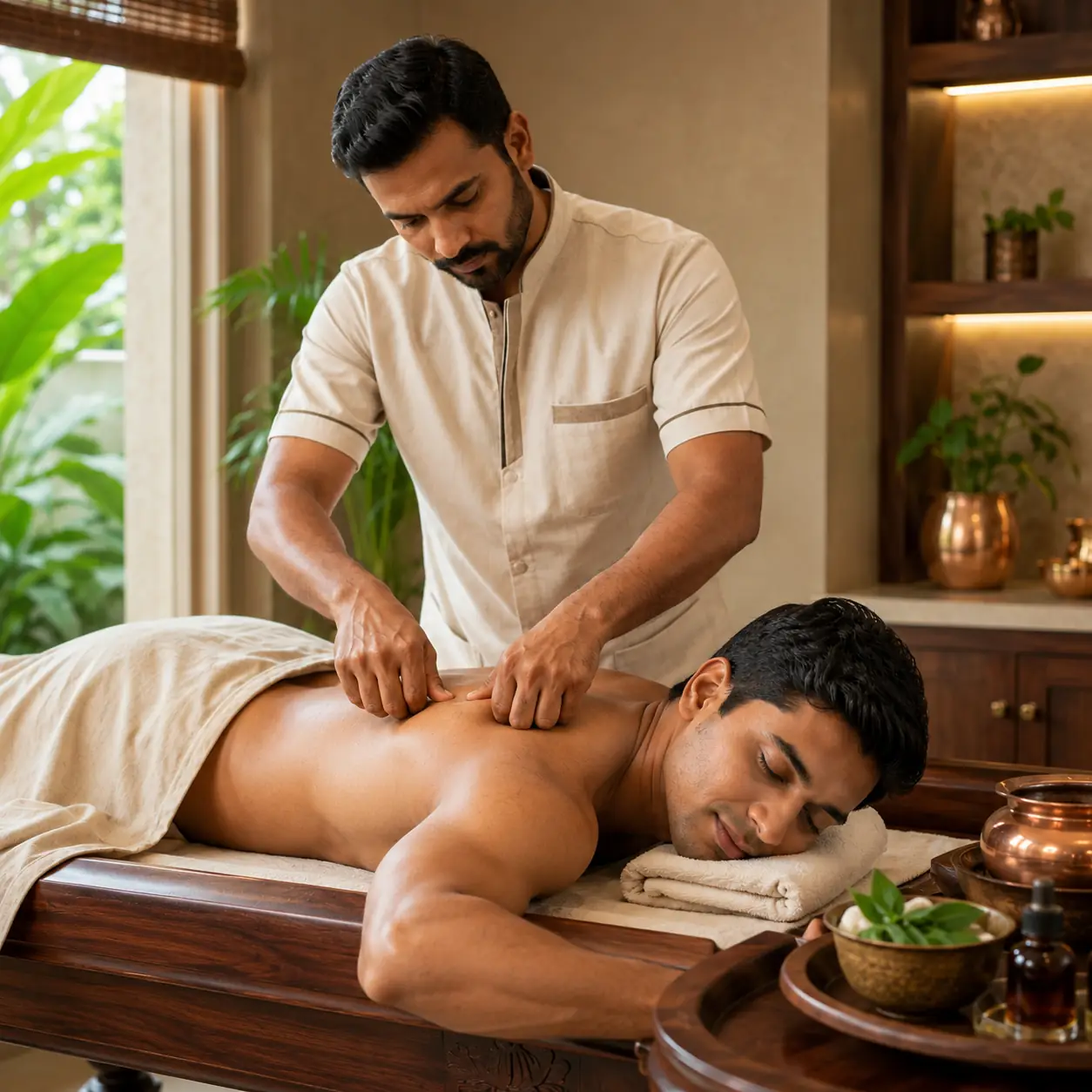 Marma vital point therapy