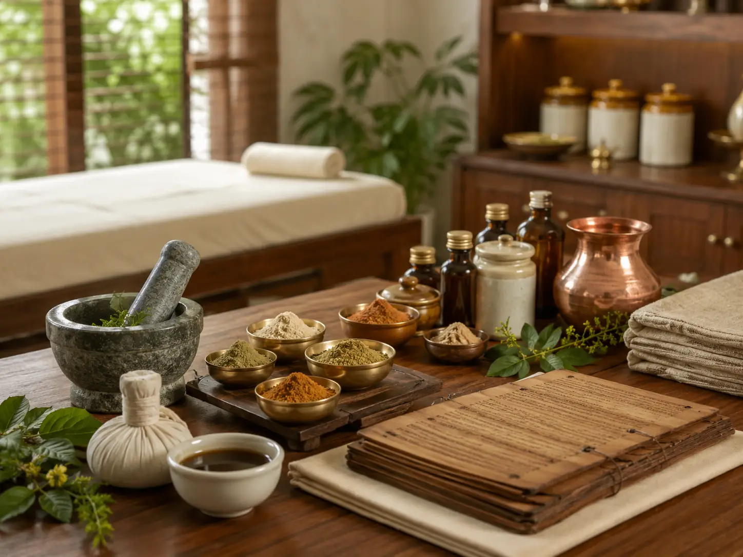 Classical Ayurvedic treatment preparation